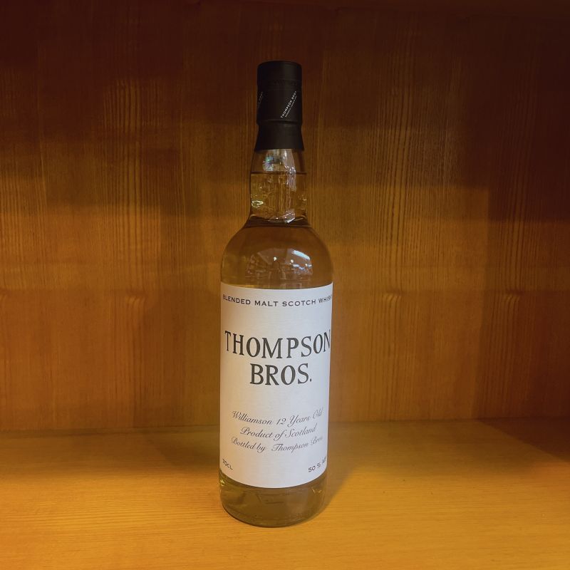 ドーノッホ蒸溜所 トンプソンブラザーズTHOMPSON BROS WILLIAMSON BLENDED MALT SCOTCH WHISKY  広島県の日本酒を専門通販 広島酒倶楽部